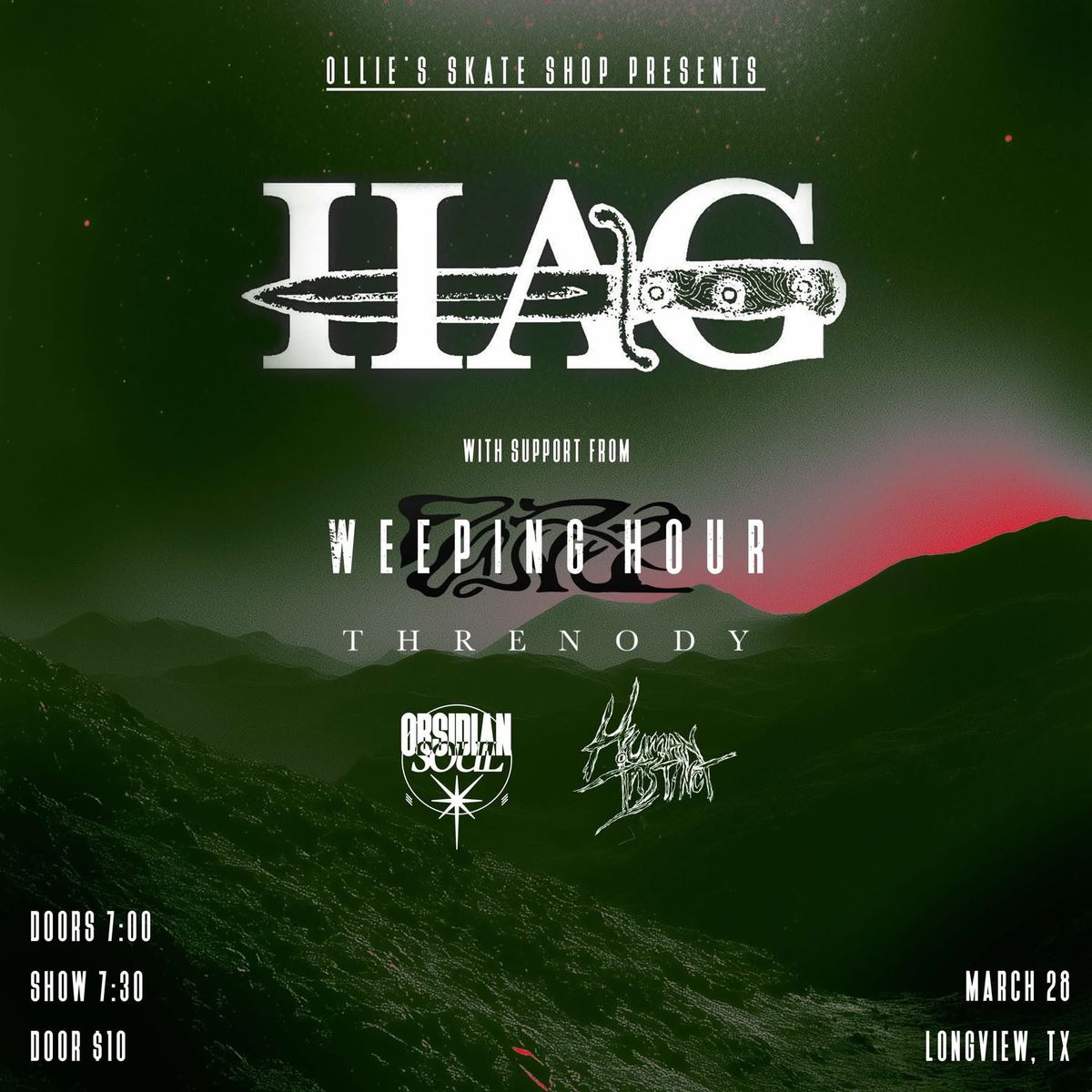 Save the Date: Live Performance by @hag_318 and Supporting Acts