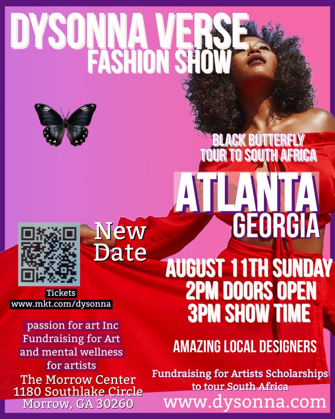 DysonnaVerse Fashion Show Atlanta \u201cBlack Butterfly\u201d