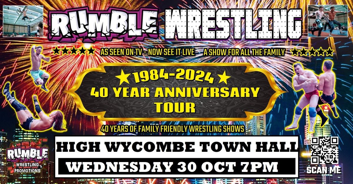 Rumble Wrestling 40 year Anniversary Tour Comes to High Wycombe