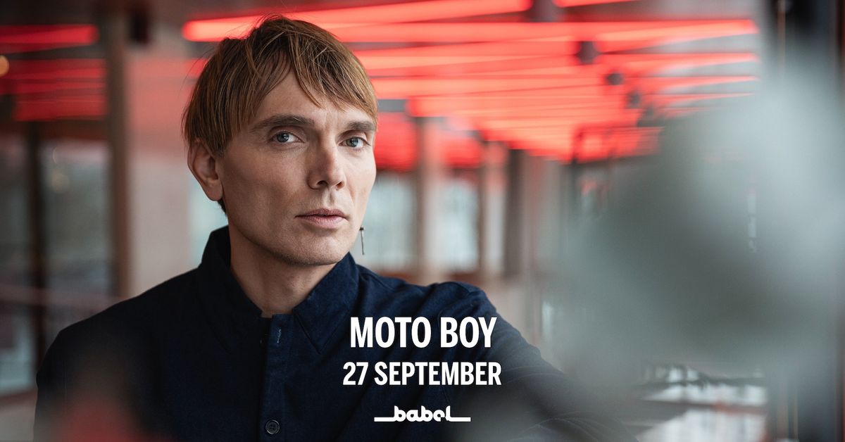 Moto Boy (SE) LIVE - 27 september p\u00e5 Babel