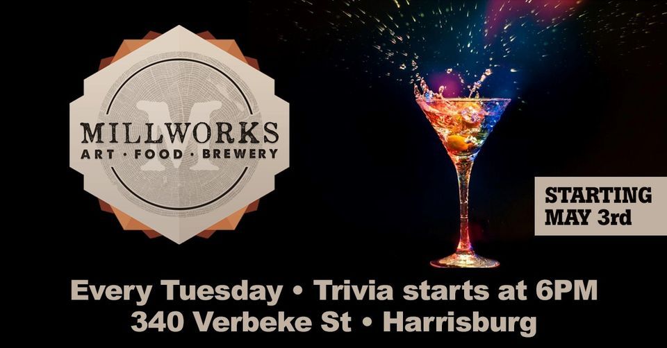 Rooftop Trivia at Millworks, The Millworks, Harrisburg, 17 May 2022