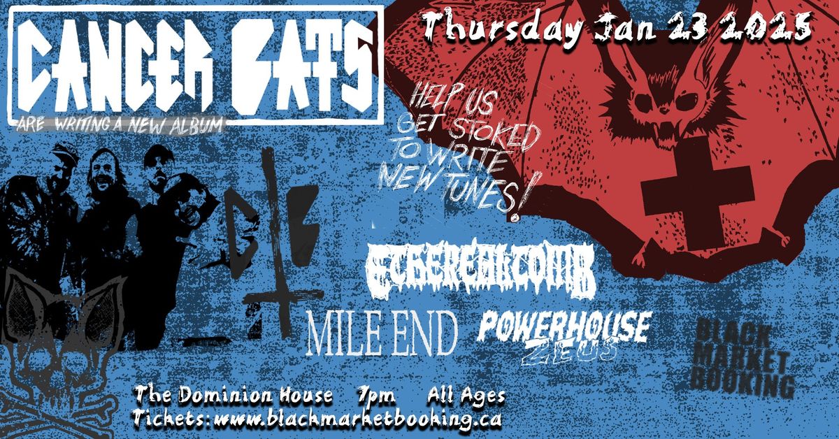 Cancer Bats, Ethereal Tomb, Mile End, Powerhouse Zeus @ The Dominion House