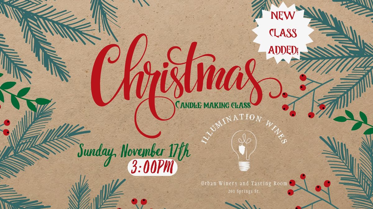 Christmas Candle Making Class