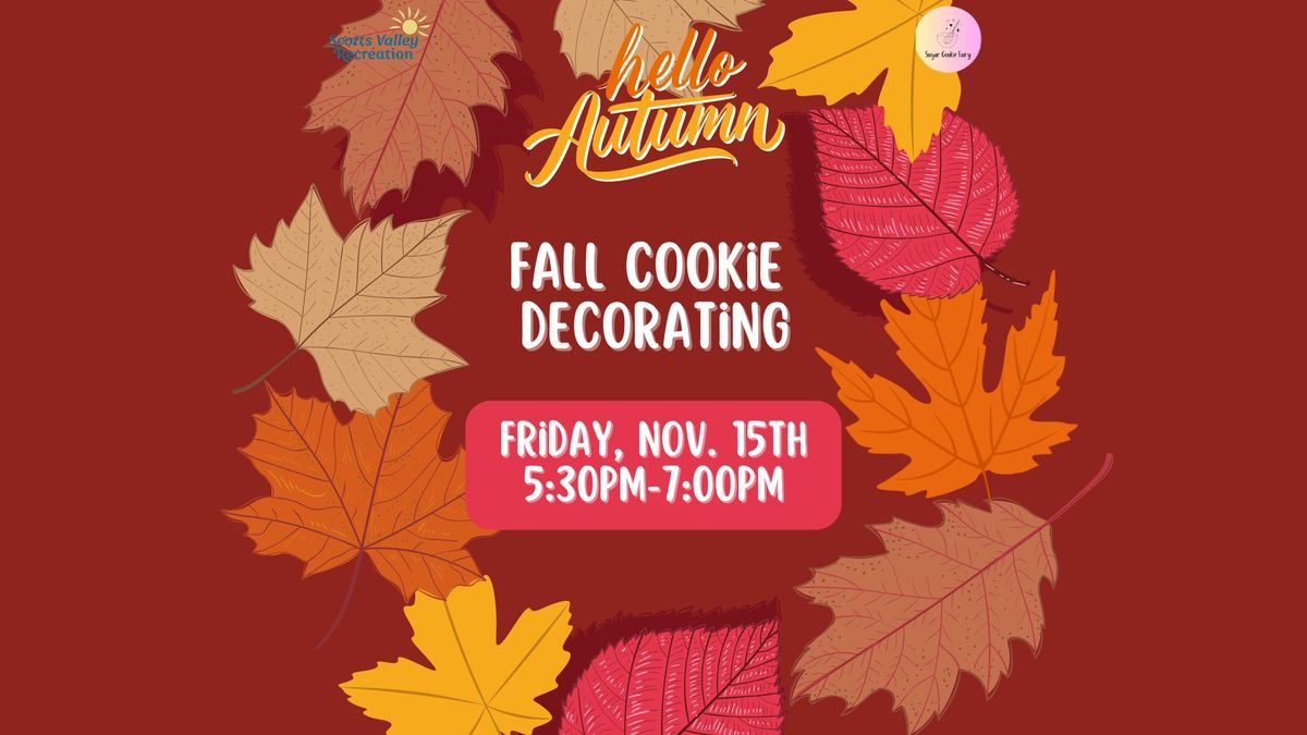 Fall Cookie Decorating Class