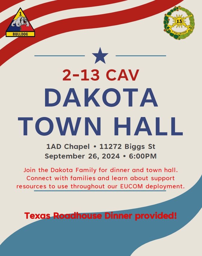 2-13 CAV Squadron Town Hall