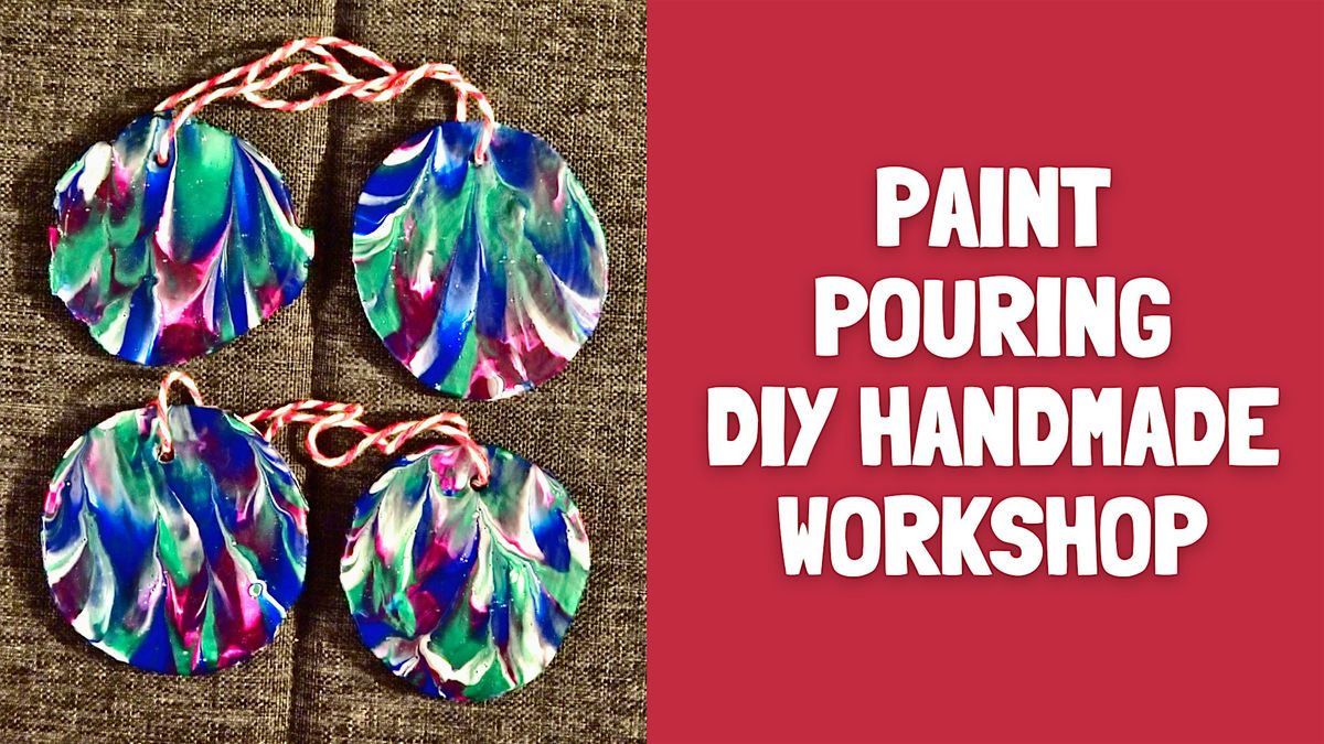 Holiday DIY Workshop: Paint-Poured Tree Ornaments