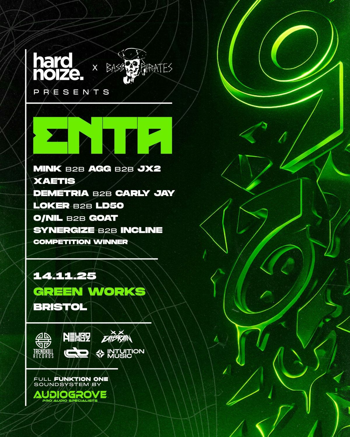 Hard Noize x Bass Pirates presents Enta 