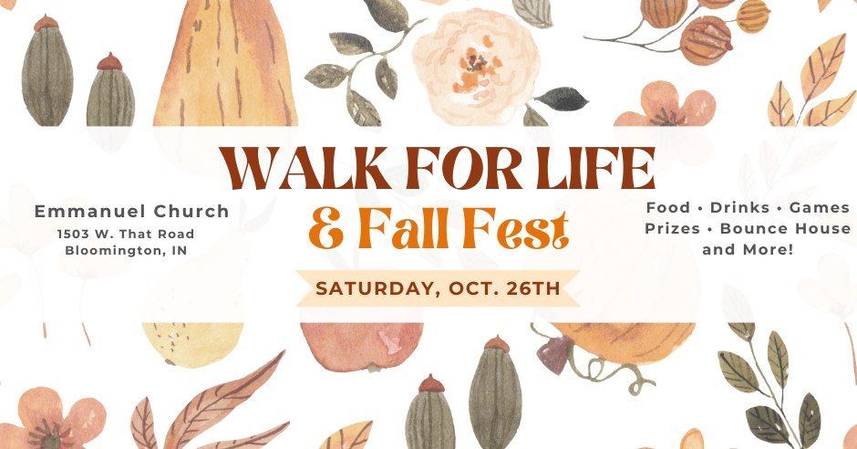 Walk for Life and Fall Fest