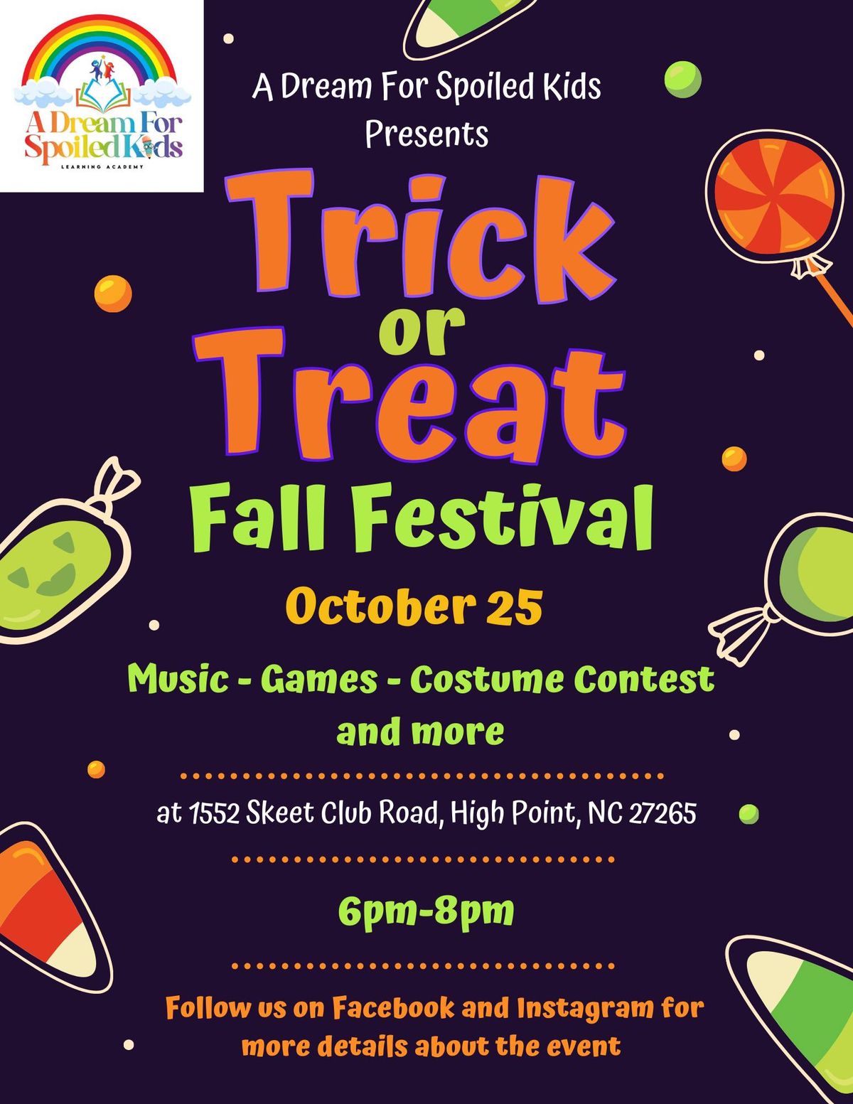 Trunk or Treat Fall Festival