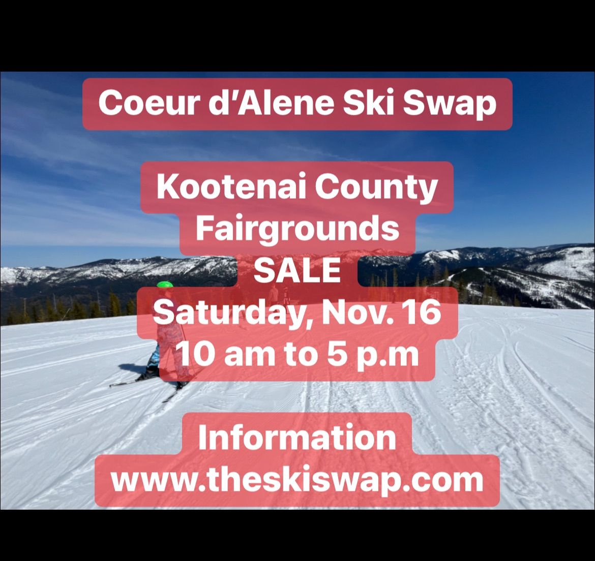 Coeur d\u2019Alene Ski Swap