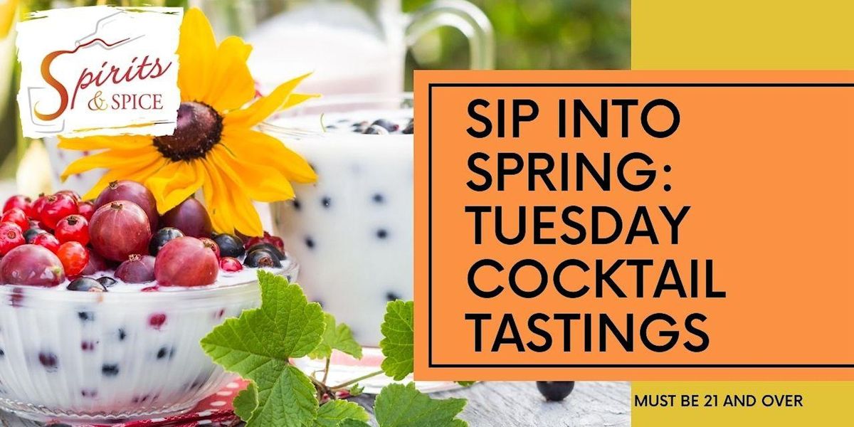 Tasty Tuesdays - Sample  Spring Cocktail  recipes - Washington D.C.