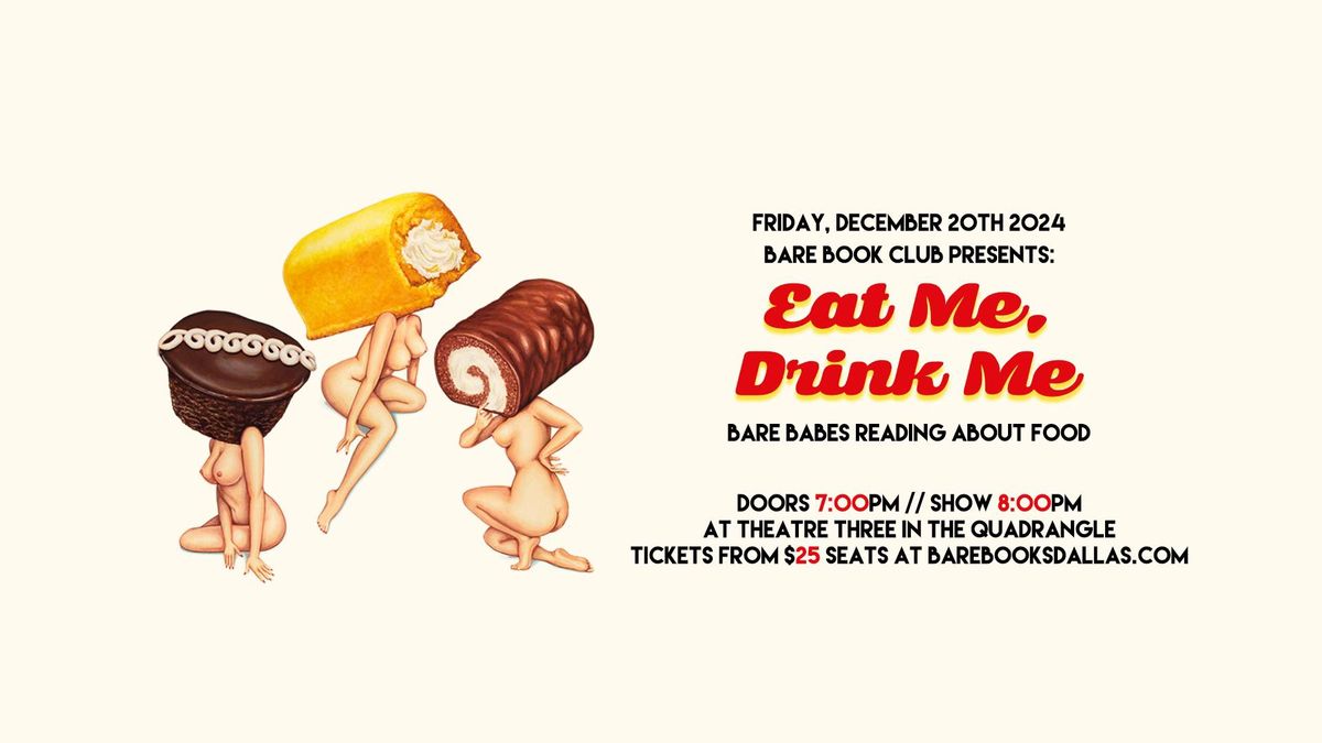 Bare Book Club presents: EAT ME, DRINK ME