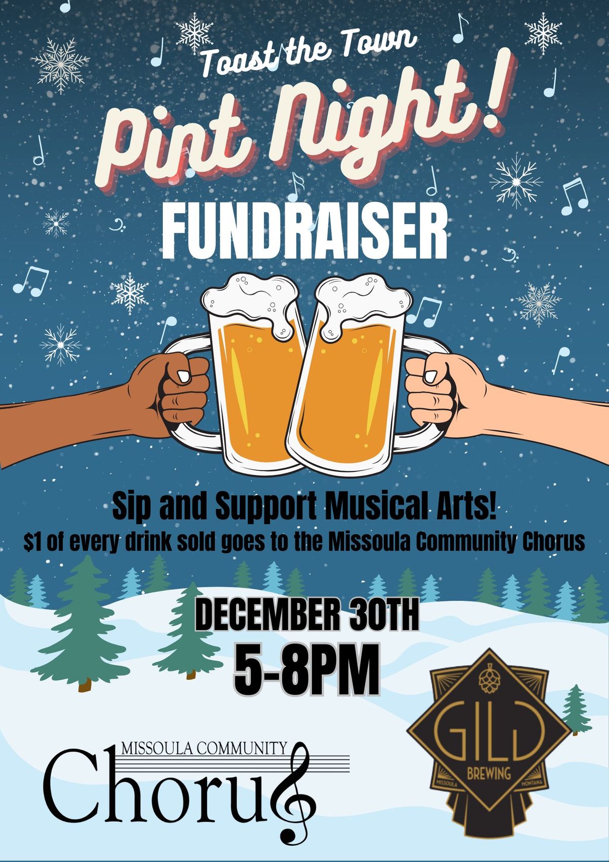 Pint Night Fundraiser for the Missoula Community Chorus