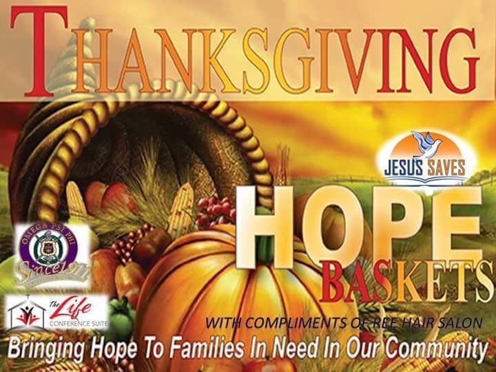 Thanksgiving Hope Turkey Baskets Giveaway