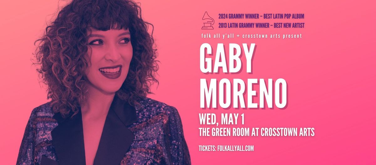 Gaby Moreno presented by Folk All Y'all + Crosstown Arts