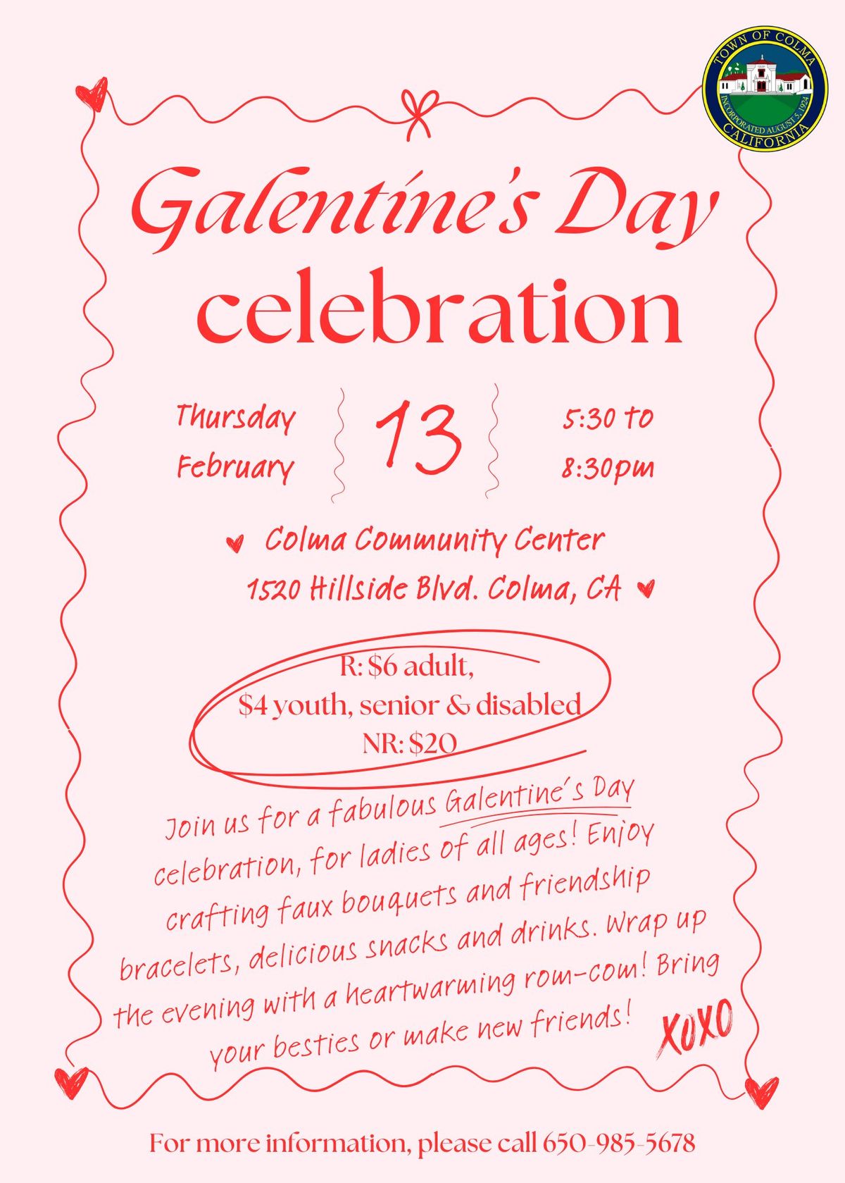 Galentines' Day Celebration