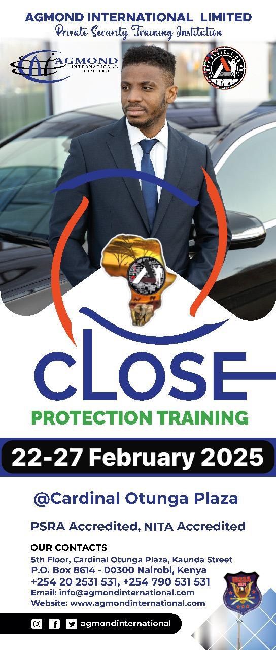 CPO Close Protection Operative Nairobi - CPU25