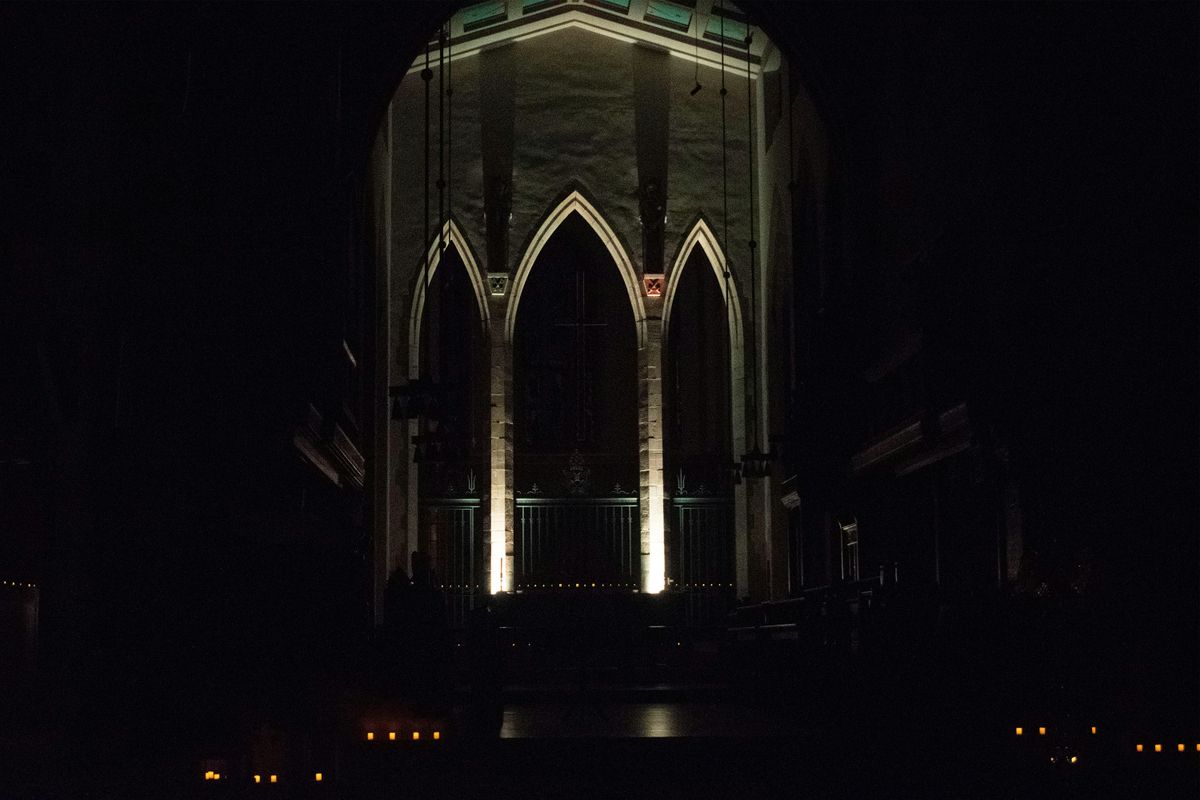 Bradford Cathedral After Dark