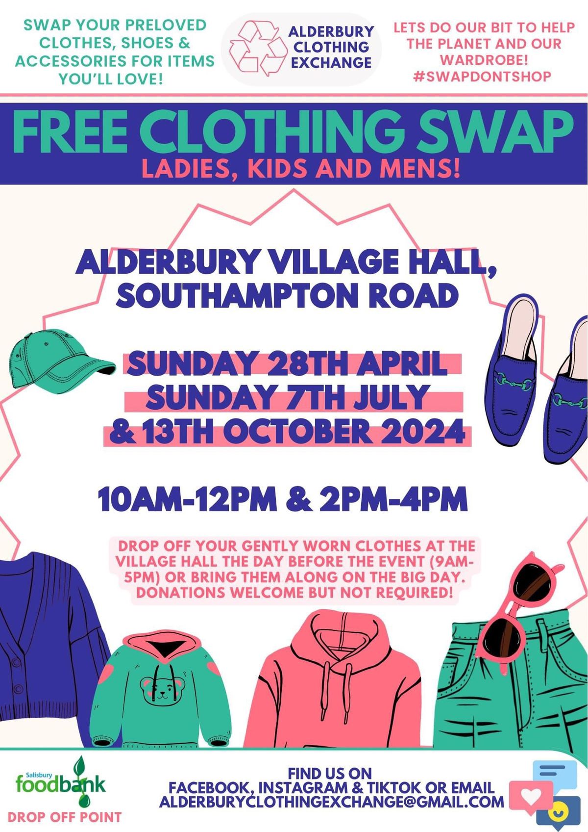 Alderbury Clothing Exchange - Autumn Swap - Free Event