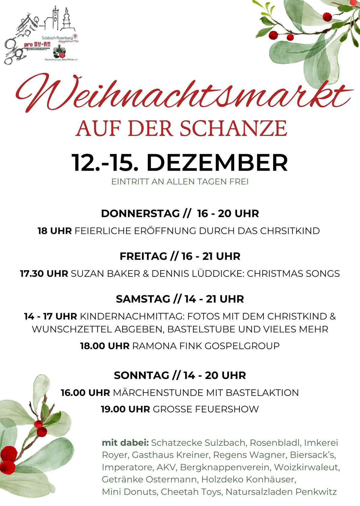 Weihnachtsmarkt Auf der Schanze