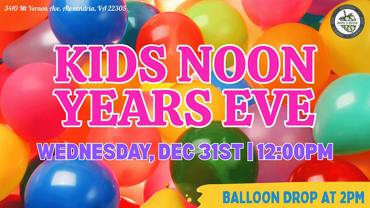 Kids Noon Years Eve
