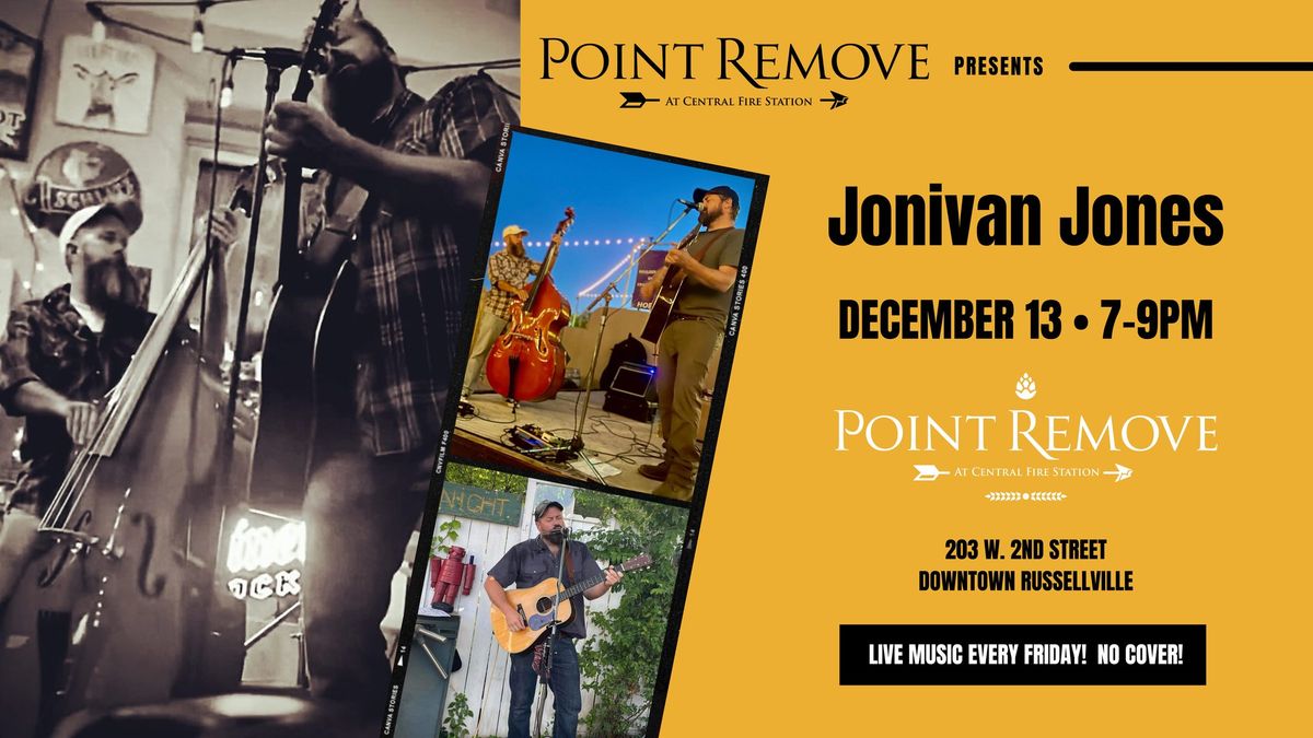 Live Music: Jonivan Jones