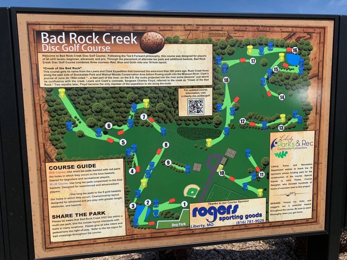 Disc Golf Pro Tour at Badrock Creek Disc Golf Course - Stocksdale Park