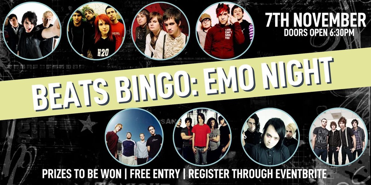 BEATS BINGO: EMO NIGHT @ NEWSTEAD SOCIAL