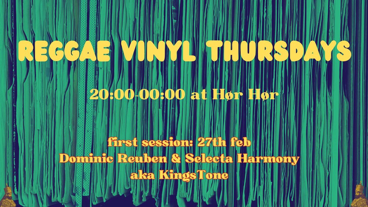 Reggae Vinyl Thursdays - part 1