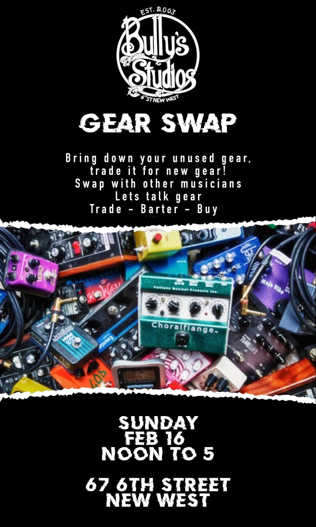 Bully's Studios Gear Swap