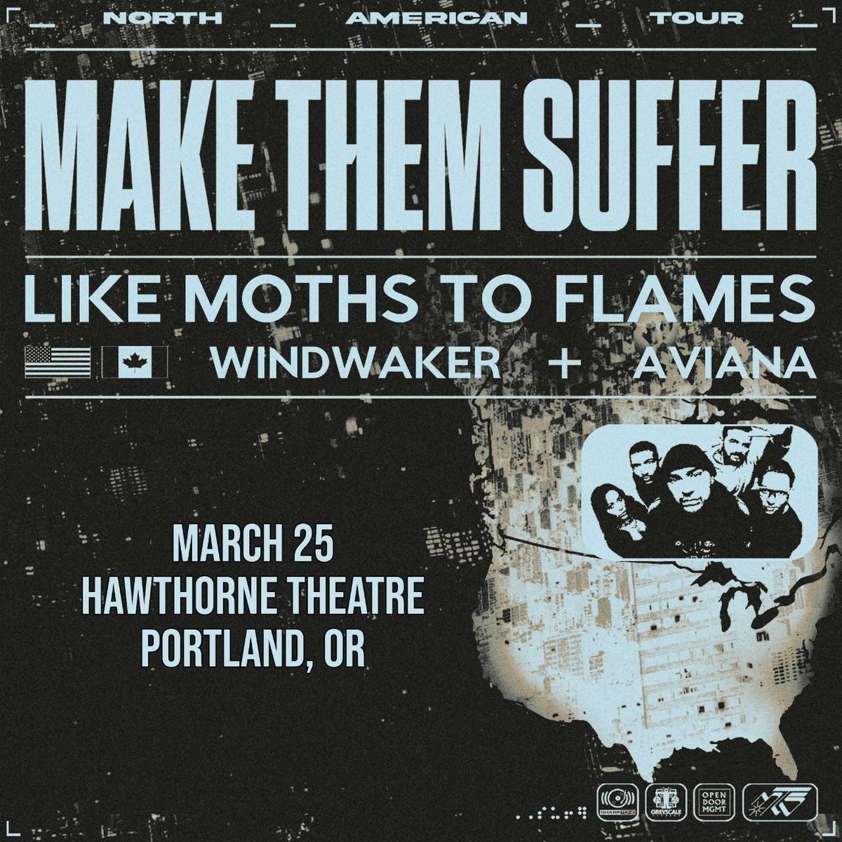 Make Them Suffer with Like Moths To Flames, Aviana and Windwaker