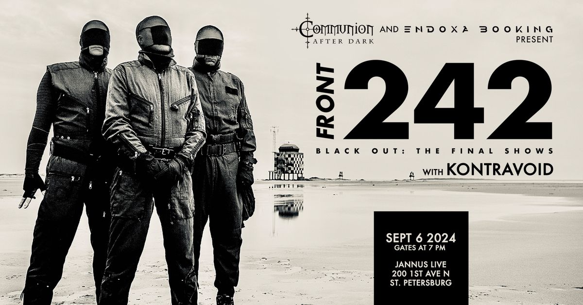 FRONT 242 (Exclusive Southeast Show) w\/ KONTRAVOID @ JANNUS LIVE