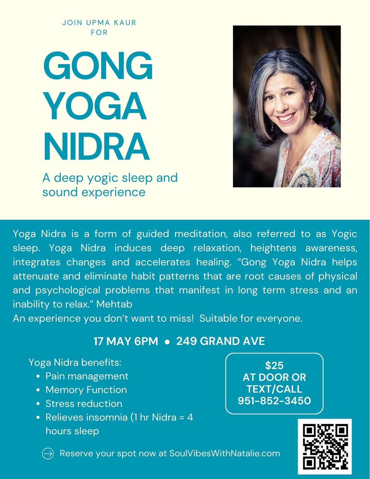 Gong Yoga Nidra - A deep yogic sleep and sound experience