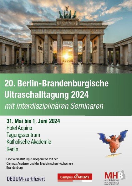 20. Berlin Brandenburgische Ultraschalltagung