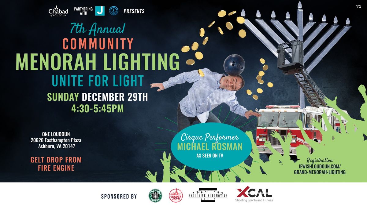 7th ANNUAL GRAND MENORAH LIGHTING