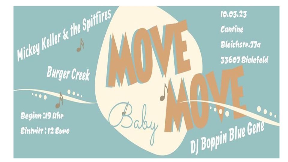 Move Baby Move - Live - Mickey Keller and the Spitfires \/ Burger Creek \/ After Show Party 