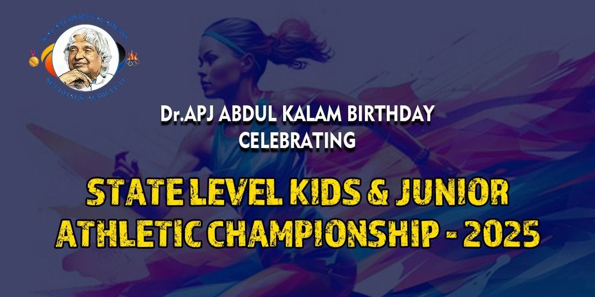 State Level Kids & Jr Athletic Championship 2025