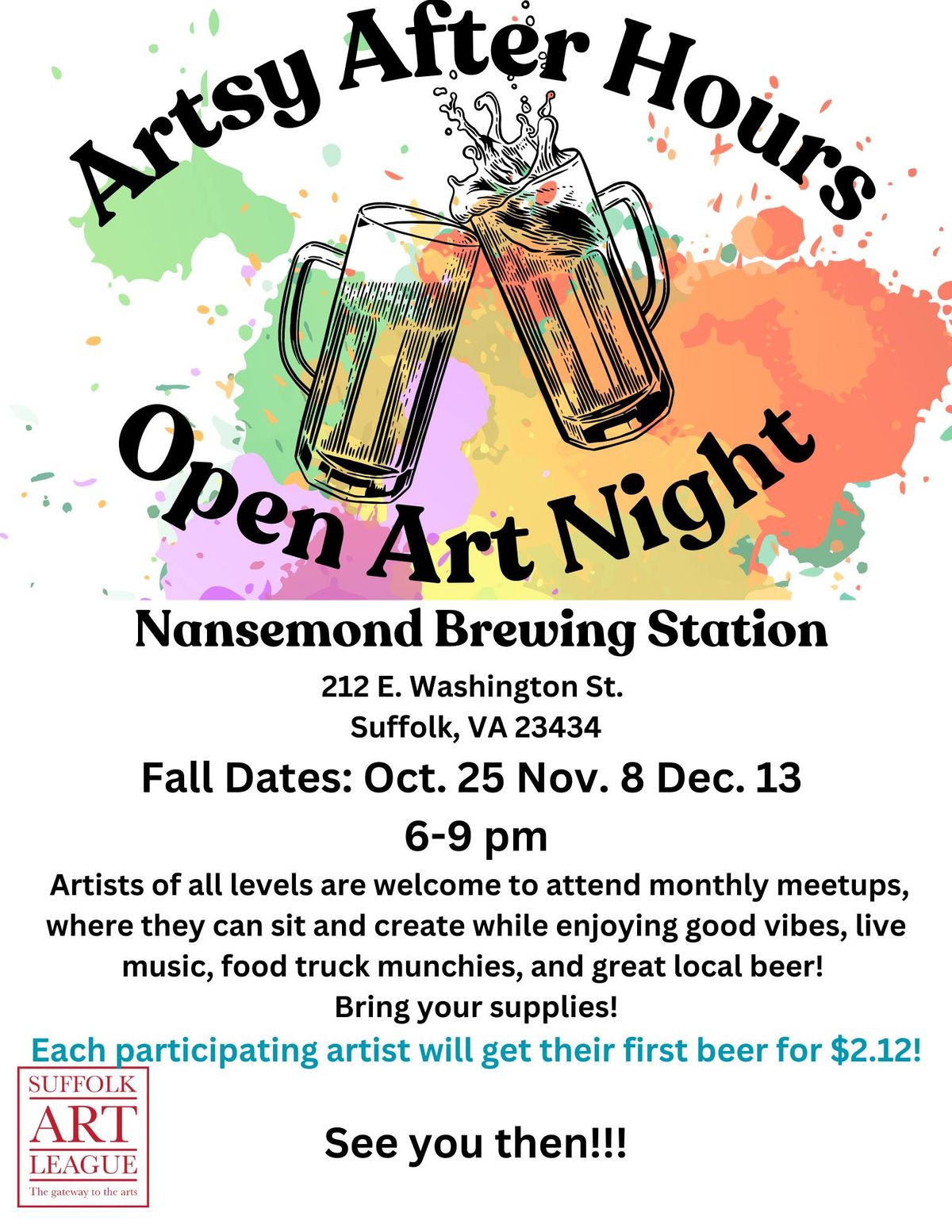 Artsy After Hours Open Art Nights! 