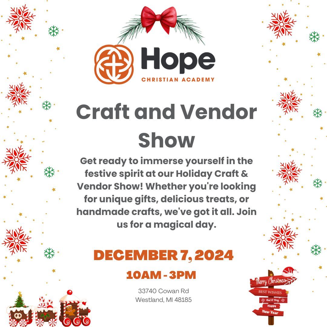 Holiday Craft Vendor Fair