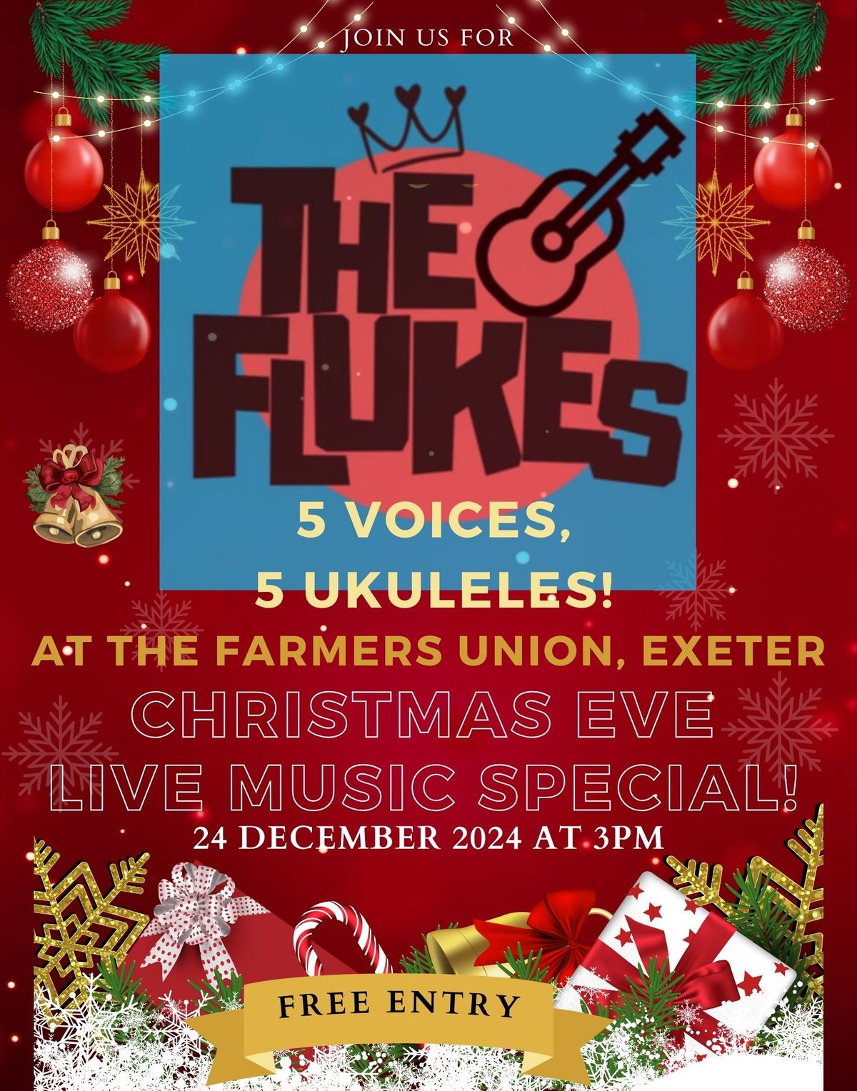 The Flukes - Christmas Eve at The Farmers Union!