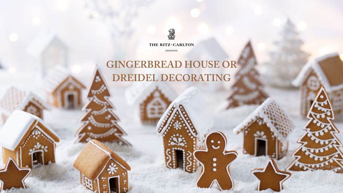 Gingerbread House or Dreidel Decorating