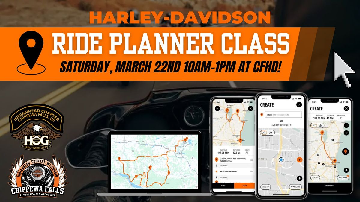 Ride Planner Class at CFHD!