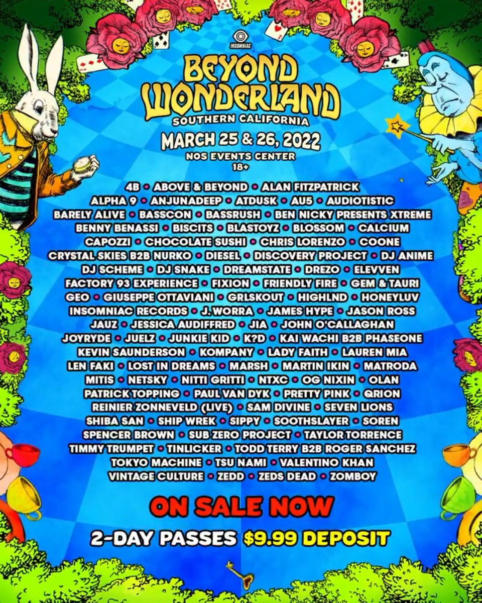 Beyond Wonderland SoCal - 2 Day Pass at NOS Events Center