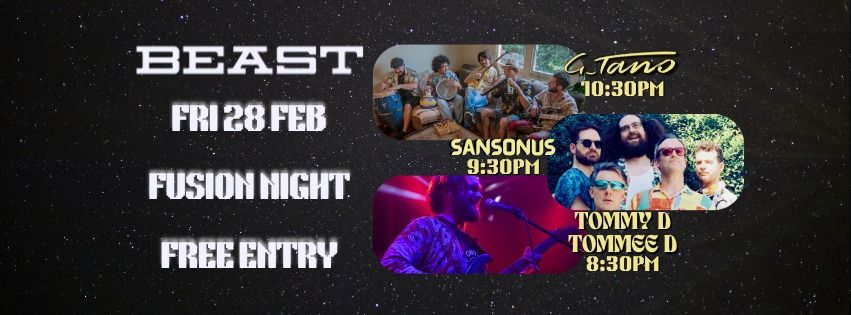 FREE ENTRY - FUSION NIGHT at The BEAST