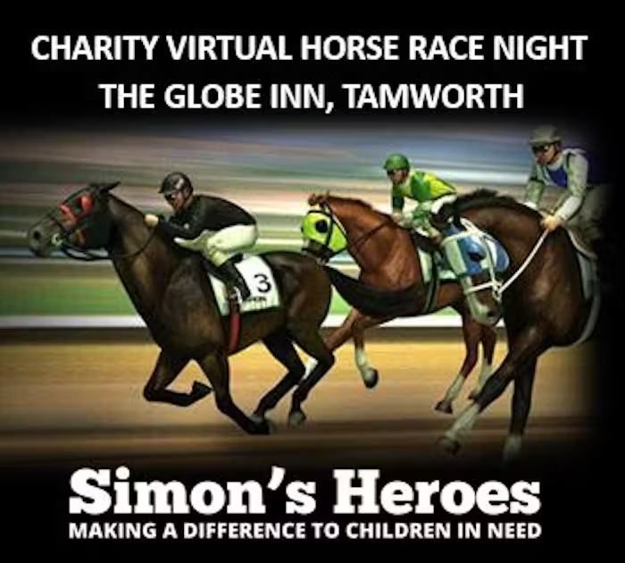 Simon's Heroes Virtual Horse Race Charity Night