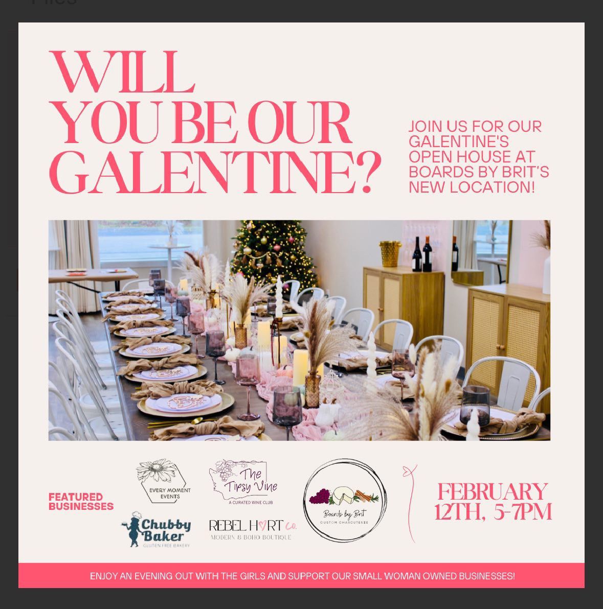 Will You Be Our Galentine?