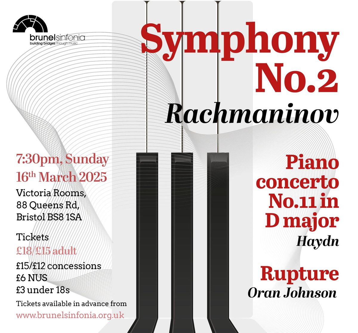 Brunel Sinfonia - Rachmaninov Symphony No.2, Haydn