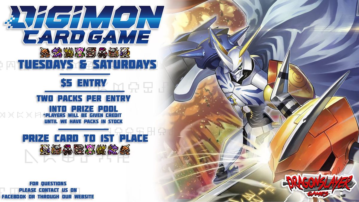 Saturday Digimon at Dragonslayer Games