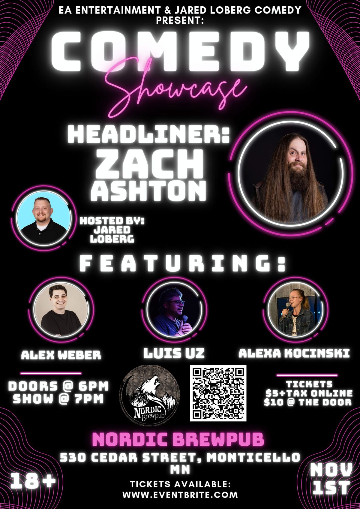 Nordic Comedy Showcase: Headliner Zach Ashton