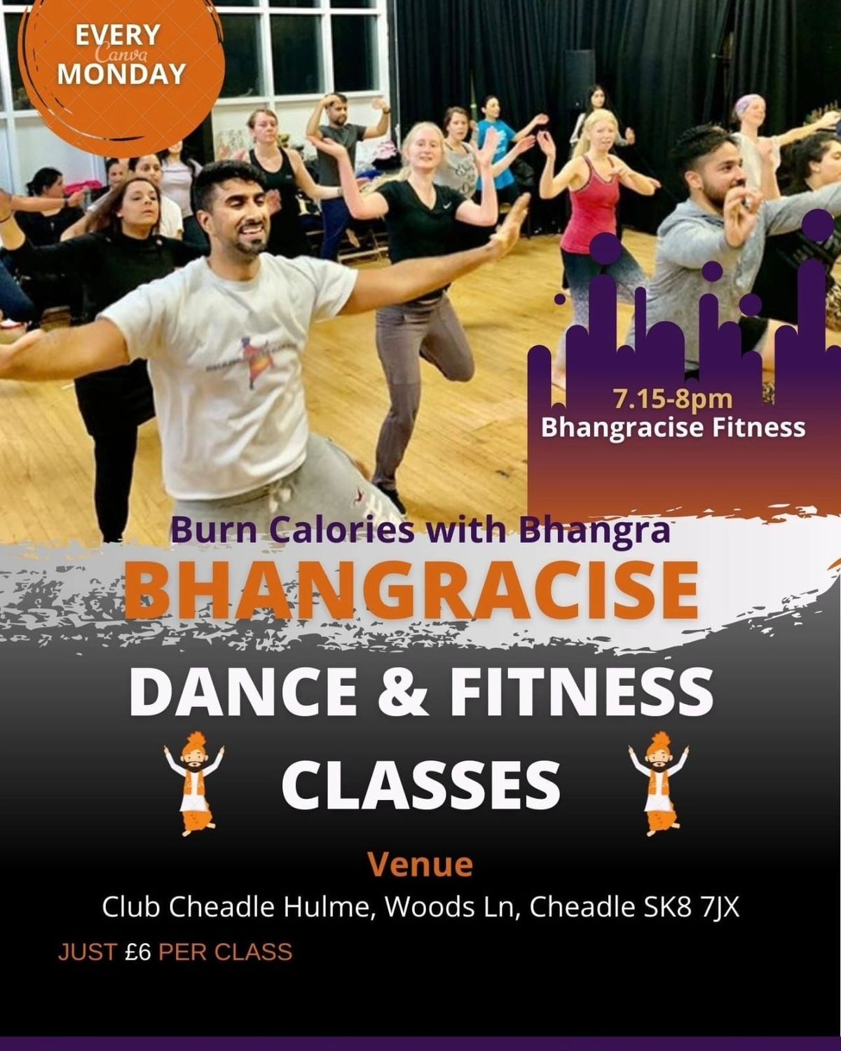 Bhangra Fitness Classes in Cheadle Hulme